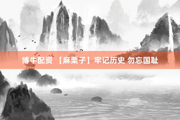 博牛配资 【麻栗子】牢记历史 勿忘国耻