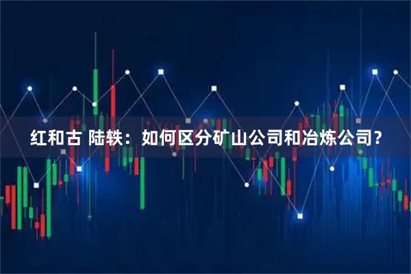 红和古 陆轶:如何区分矿山公司和冶炼公司?