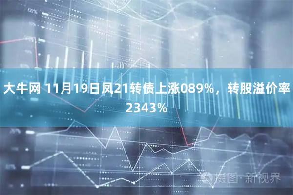 大牛网 11月19日凤21转债上涨089%,转股溢价率2343%